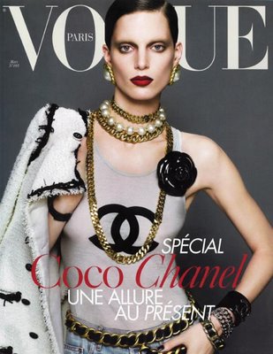 Couverture Vogue mars 2009